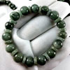 Wholesale Green Jade Beads Flexibility Bracelet 2 Pcs. Natural Length 7 Inch.