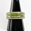 Natural Gemstone 31.27 Ct. Green Color Jade Ring Size 9 Unheated From Thailand