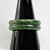 Natural Gemstone 24.33 Ct. Green Color Jade Ring Size 9 Unheated From Thailand