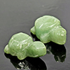 Natural Genuine Multi Color Jade 44.05 Ct. 2 Pcs Turtle Carving Shape