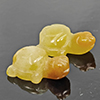 Natural Genuine Multi Color Jade 37.60 Ct. 2 Pcs Turtle Carving Shape