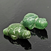 Natural Genuine Multi Color Jade 41.23 Ct. 2 Pcs Turtle Carving Shape