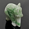 Natural Multi Color Jade 61.28 Ct. Elephant Carving Shape 15 x 28 Mm Gemstone