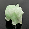 Natural Multi Color Jade 61.51 Ct. Elephant Carving Shape 17 x 27 Mm Gemstone