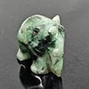 Natural Multi Color Jade 52.04 Ct. Elephant Carving Shape 16 x 28 Mm Gemstone