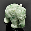 Natural Multi Color Jade 62.28 Ct. Elephant Carving Shape 17 x 29 Mm Gemstone