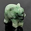 Natural Multi Color Jade 52.34 Ct. Elephant Carving Shape 16 x 29 Mm Gemstone