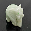 Natural Multi Color Jade 60.37 Ct. Elephant Carving Shape 15 x 27 Mm Gemstone