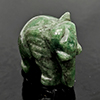 Natural Multi Color Jade 59.16 Ct. Elephant Carving Shape 17 x 29 Mm Gemstone