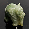 Natural Multi Color Jade 65.50 Ct. Elephant Carving Shape 17 x 30 Mm Gemstone