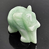 Natural Multi Color Jade 58.38 Ct. Elephant Carving Shape 15 x 29 Mm Gemstone