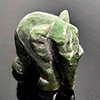 Natural Multi Color Jade 62.26 Ct. Elephant Carving Shape 17 x 29 Mm Gemstone