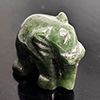 Natural Multi Color Jade 60.72 Ct. Elephant Carving Shape 17 x 29 Mm Gemstone