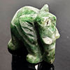 Natural Multi Color Jade 64.32 Ct. Elephant Carving Shape 17 x 29 Mm Gemstone