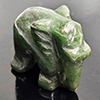 Natural Multi Color Jade 57.52 Ct. Elephant Carving Size 17 x 30 Mm. Gemstone