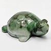 Natural Multi Color Jade 293.02 Ct. Turtle Carving Shape 55 x 38 Mm Gemstone
