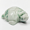 Natural Multi Color Jade 258.79 Ct. Turtle Carving Shape 42 x 52 Mm Gemstone