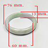 Natural Multi Color Green Jade 313.76 Ct. Bangle Round Cabochon 60 Mm Gemstone
