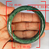 Natural Genuine Mutil Color Jade 323.58 Ct. Bangle Round Diameter 70 x 55 Mm Gemstone from Thailand Natural Genuine Mutil Color Jade 323.58 Ct. Bangle Round Diameter 70 x 55 Mm Gemstone from Thailand
