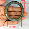 Natural Genuine Mutil Color Jade 307.21 Ct. Bangle Round Diameter 75 x 55 Mm Gemstone from Thailand Natural Genuine Mutil Color Jade 307.21 Ct. Bangle Round Diameter 75 x 55 Mm Gemstone from Thailand