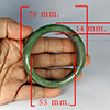 Natural Genuine Mutil Color Jade 328.65 Ct. Bangle Round Diameter 70 x 55 Mm Gemstone from Thailand Natural Genuine Mutil Color Jade 328.65 Ct. Bangle Round Diameter 70 x 55 Mm Gemstone from Thailand