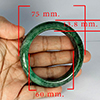 Natural Genuine Mutil Color Jade 343.53 Ct. Bangle Round Diameter 75 x 60 Mm Gemstone from Thailand Natural Genuine Mutil Color Jade 343.53 Ct. Bangle Round Diameter 75 x 60 Mm Gemstone from Thailand