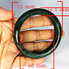 Natural Genuine Mutil Color Jade 424.25 Ct. Bangle Round Diameter 75 x 60 Mm Gemstone from Thailand Natural Genuine Mutil Color Jade 424.25 Ct. Bangle Round Diameter 75 x 60 Mm Gemstone from Thailand