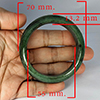 Natural Genuine Mutil Color Jade 296.70 Ct. Bangle Round Diameter 70 x 55 Mm Gemstone from Thailand Natural Genuine Mutil Color Jade 296.70 Ct. Bangle Round Diameter 70 x 55 Mm Gemstone from Thailand