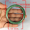 Natural Genuine Mutil Color Jade 357.74 Ct. Bangle Round Diameter 75 x 60 Mm Gemstone from Thailand Natural Genuine Mutil Color Jade 357.74 Ct. Bangle Round Diameter 75 x 60 Mm Gemstone from Thailand