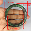 Natural Genuine Mutil Color Jade 355 Ct. Bangle Round Diameter 70 x 60 Mm Gemstone from Thailand Natural Genuine Mutil Color Jade 355 Ct. Bangle Round Diameter 70 x 60 Mm Gemstone from Thailand