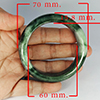 Natural Genuine Mutil Color Jade 389.55 Ct. Bangle Round Diameter 70 x 60 Mm Gemstone from Thailand Natural Genuine Mutil Color Jade 389.55 Ct. Bangle Round Diameter 70 x 60 Mm Gemstone from Thailand