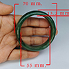 Natural Genuine Mutil Color Jade 266.36 Ct. Bangle Round Diameter 70 x 55 Mm Gemstone from Thailand Natural Genuine Mutil Color Jade 266.36 Ct. Bangle Round Diameter 70 x 55 Mm Gemstone from Thailand