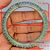 Natural Multi Color Genuine Jade 296.80 Ct. Bangle Round Cabochon 60 Mm Gemstone From Thailand