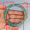 Natural Multi Color Genuine Jade 416.68 Ct. Bangle Round Cabochon 60 Mm Gemstone From Thailand