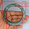 Natural Multi Color Genuine Jade 550 Ct. Bangle Round Cabochon 60 Mm Gemstone From Thailand