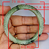 Natural Multi Color Genuine Jade 317.56 Ct. Bangle Round Cabochon 60 Mm Gemstone From Thailand