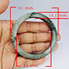 Natural Multi Color Genuine Jade 268.14 Ct. Bangle Round Cabochon 60 Mm Gemstone From Thailand