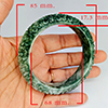 Natural Multi Color Genuine Jade 452.58 Ct. Bangle Round Cabochon 68 Mm Gemstone From Thailand