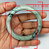 Natural Genuine Mulit Color Jade 462.75 Ct. Bangle Round Shape 80 x 65 Mm Gemstone
