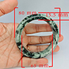 Natural Genuine Mulit Color Jade 447.18 Ct. Bangle Round Shape 80 x 65 Mm Gemstone
