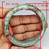 Natural Genuine Mulit Color Jade 422.76 Ct. Bangle Round Shape 80 x 65 Mm Gemstone