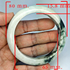 Natural Genuine Mulit Color Jade 455.39 Ct. Bangle Round Shape 80 x 65 Mm Gemstone