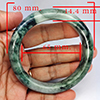 Natural Genuine Mulit Color Jade 419.71 Ct. Bangle Round Shape 80 x 65 Mm Gemstone