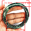 Natural Genuine Mulit Color Jade 394.10 Ct. Bangle Round Shape 75 x 60 Mm Gemstone