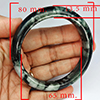 Natural Genuine Mulit Color Jade 359.78 Ct. Bangle Round Shape 80 x 65 Mm Gemstone