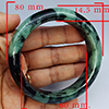 Natural Genuine Mulit Color Jade 424.55 Ct. Bangle Round Shape 80 x 60 Mm Gemstone