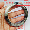 Natural Genuine Mulit Color Jade 471.51 Ct. Bangle Round Shape 80 x 65 Mm Gemstone
