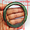 Natural Genuine Mulit Color Jade 325.43 Ct. Bangle Round Shape 75 x 65 Mm Gemstone