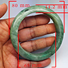 Natural Genuine Mulit Color Jade 418.69 Ct. Bangle Round Shape 80 x 65 Mm Gemstone