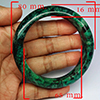 Natural Genuine Mulit Color Jade 409.08 Ct. Bangle Round Shape 80 x 65 Mm Gemstone